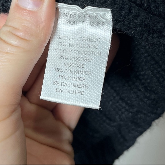 Theory Cashmere Blend Lambeth Inclusive Duster/Cardigan Sz L Thick Knit Wool - Picture 6 of 9